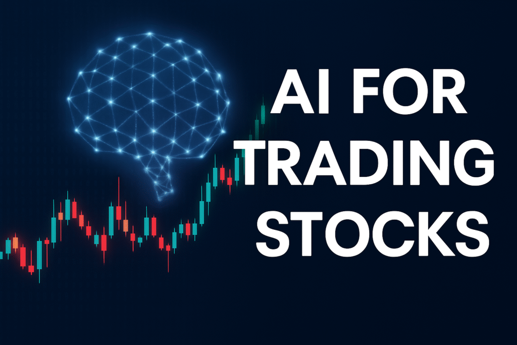 AI for trading stocks – artificial intelligence analysing stock market data and providing real-time trading insights.