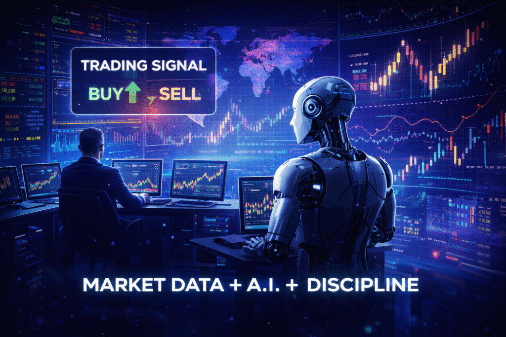 How to trade stocks using market data, artificial intelligence, and disciplined buy and sell signals